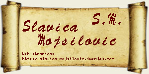 Slavica Mojsilović vizit kartica